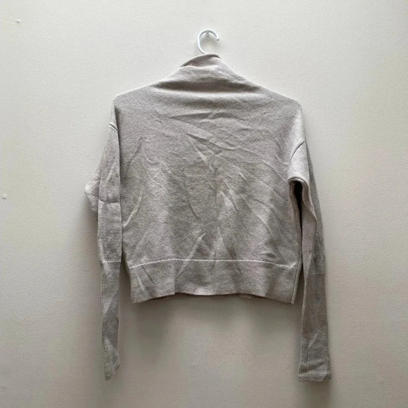 Aritzia - Wilfred Grey Pure Merino Wool Cyprie Sweater - Picture 6 of 7